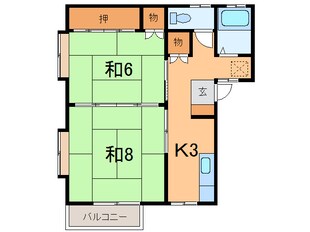 サムハイツの物件間取画像